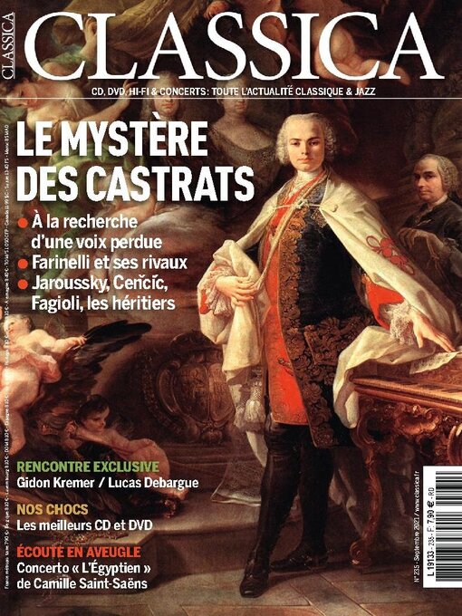 Détails du titre pour Classica par Premieres Loges - Disponible